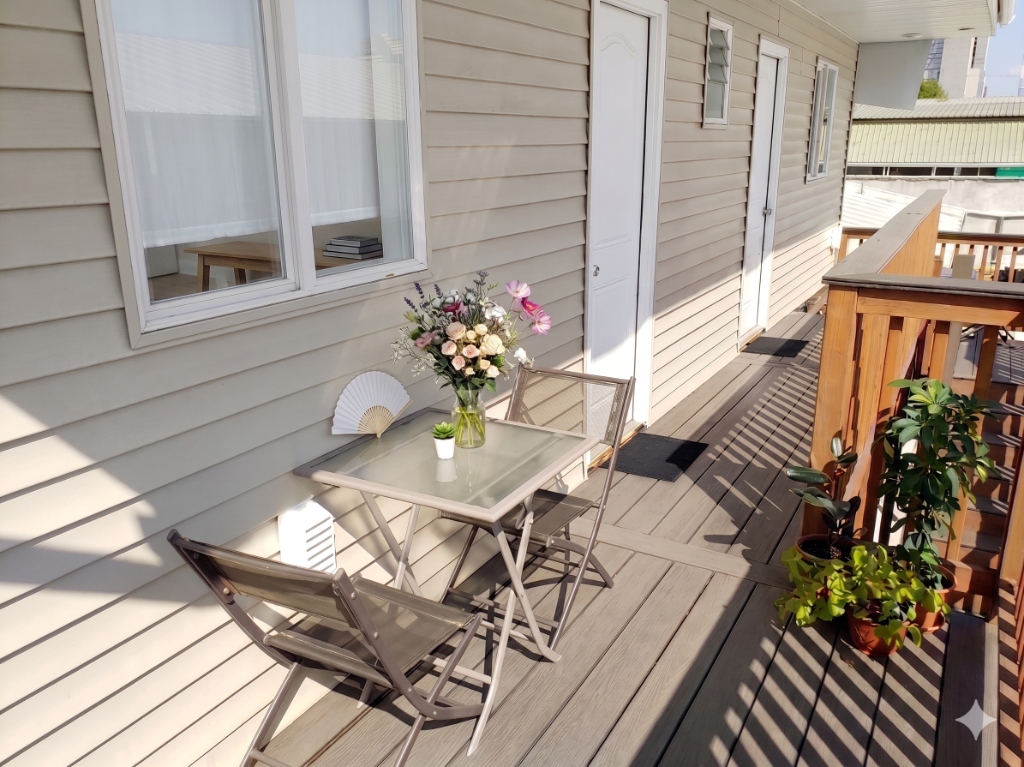 Área de terraza — Hotel Willson